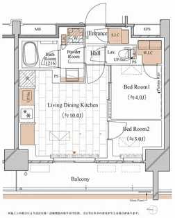ブランシエスタ木場【1階】の間取り