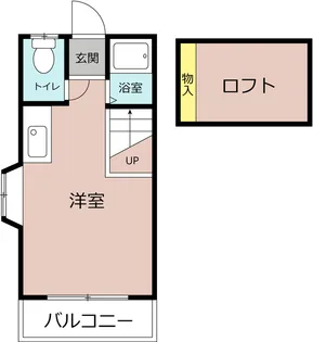 群馬県前橋市荒牧町【アパート】の間取り