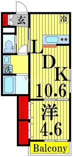 クリプトン【2階】の間取り
