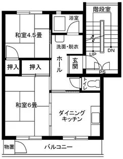 座間東原第2 9号棟【5階】の間取り
