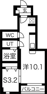 Calore【1階】の間取り