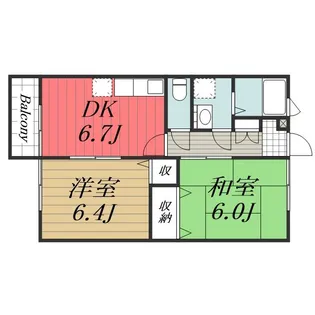 千葉県香取市玉造【アパート】の間取り