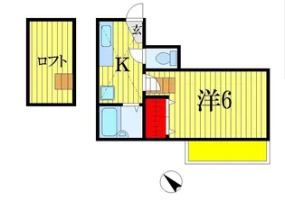 1Kの間取り画像