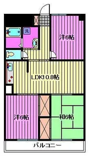 第3武笠ビル【3階】の間取り