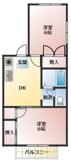 アーバニティU【2階】の間取り