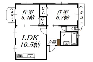 小林ビル【3階】の間取り