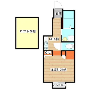 ザ・ソレイユ荒巻神明町A棟【1階】の間取り
