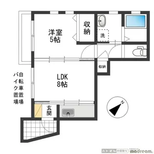 シルバーグレイス【1階】の間取り