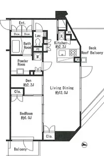MFPRコート目黒南【8階】の間取り
