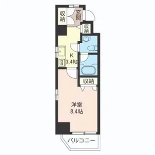 FELICE REGALO【7階】の間取り