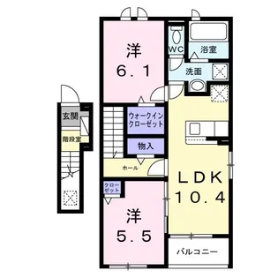 アンフィニ【2階】の間取り