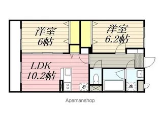 パークヒルズ知手【3階】の間取り