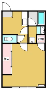 ジュウェル盛南大橋【4階】の間取り