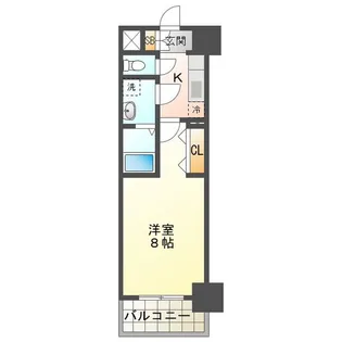 S-RESIDENCE四日市市堀木amante(アマンテ)【9階】の間取り