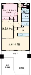 コトヒルズ【1階】の間取り