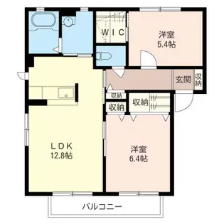メイプルタウン三番館【1階】の間取り