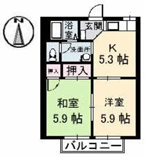 アーバンライフA棟【1階】の間取り