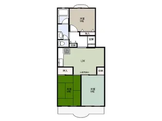 ダイヤモンドマンション1号館【4階】の間取り