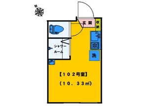 MH MAISON高田馬場【1階】の間取り