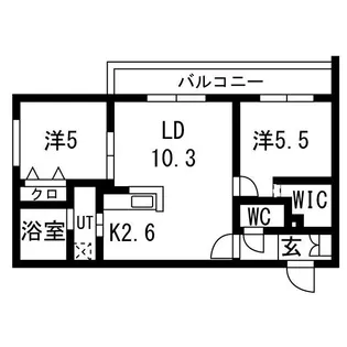 リアン北18【2階】の間取り