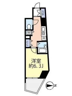 東京都豊島区千早1【マンション】の間取り