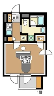 東京都台東区池之端4【マンション】の間取り