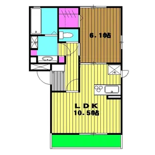 ネフェルタリ【1階】の間取り