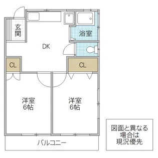 シルフィード【2階】の間取り