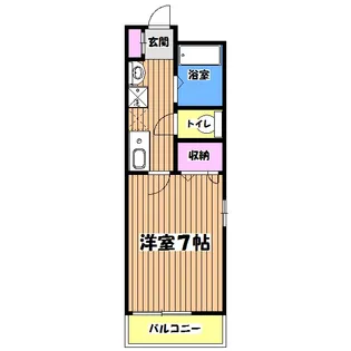 オオサワハイツ【2階】の間取り