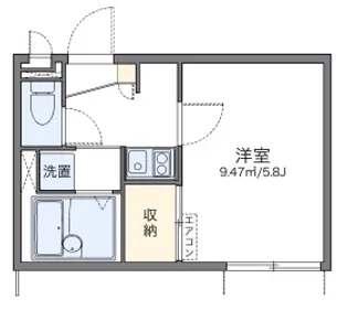 神奈川県横浜市保土ヶ谷区川島町【アパート】の間取り