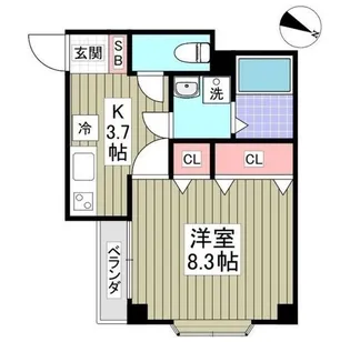 ITOハイツ【2階】の間取り