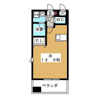 CRYSTAL-M【11階】の間取り