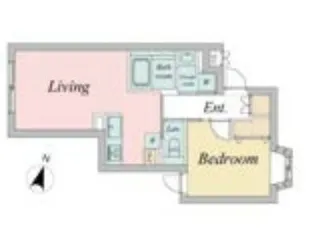 エクサム下北沢III【4階】の間取り
