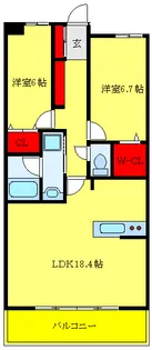 東京都足立区新田3【マンション】の間取り