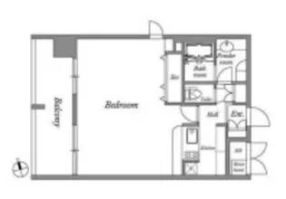 HF東新宿レジデンス【12階】の間取り