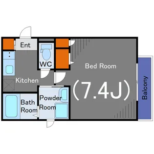 イリーズ【1階】の間取り
