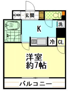 メゾン・ド・ファミール岡村【3階】の間取り