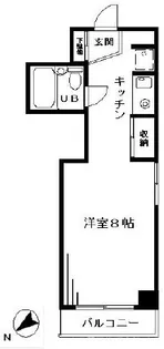 メゾンクリザンテム【2階】の間取り