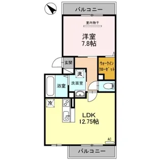 ペルル・ドミール【2階】の間取り