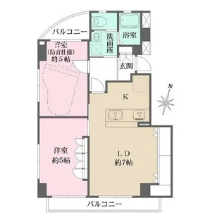 パレ・ソワサン【3階】の間取り