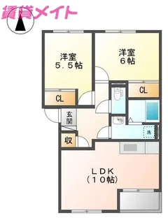 ピュアフォレスト【1階】の間取り