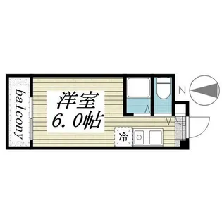 レジダンスイン・目黒【3階】の間取り