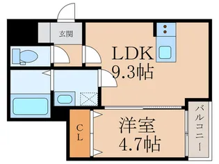 仮)MG Crecia【2階】の間取り