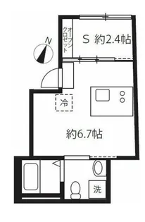 アピチェ目黒【4階】の間取り