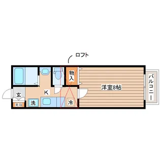 アヴァンセ富沢南七番館【1階】の間取り