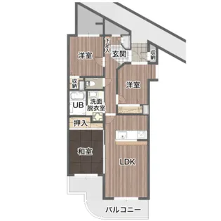 グランヴィ島内【5階】の間取り