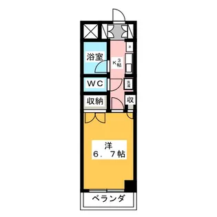 エトワール青森第1【4階】の間取り