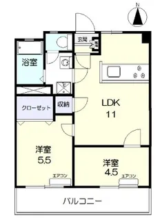 Baysaide okayama【4階】の間取り