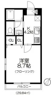 Eos Court【2階】の間取り