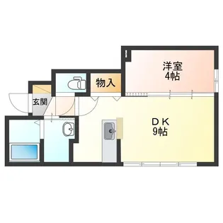 グランモア・グリシーヌ【1階】の間取り